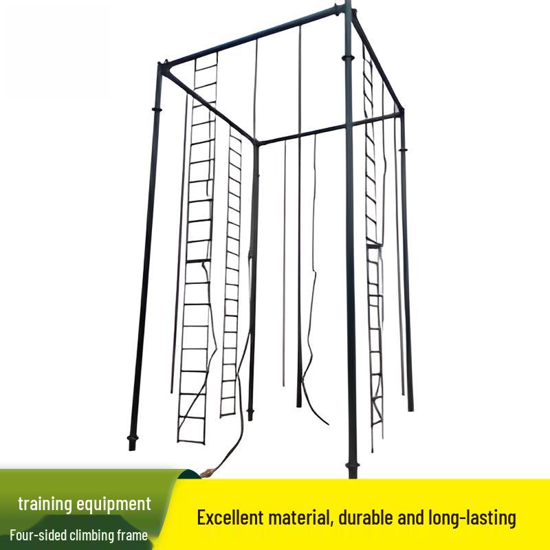MaanZhou Tetrahedral Climbing Frame with Climbing Rope