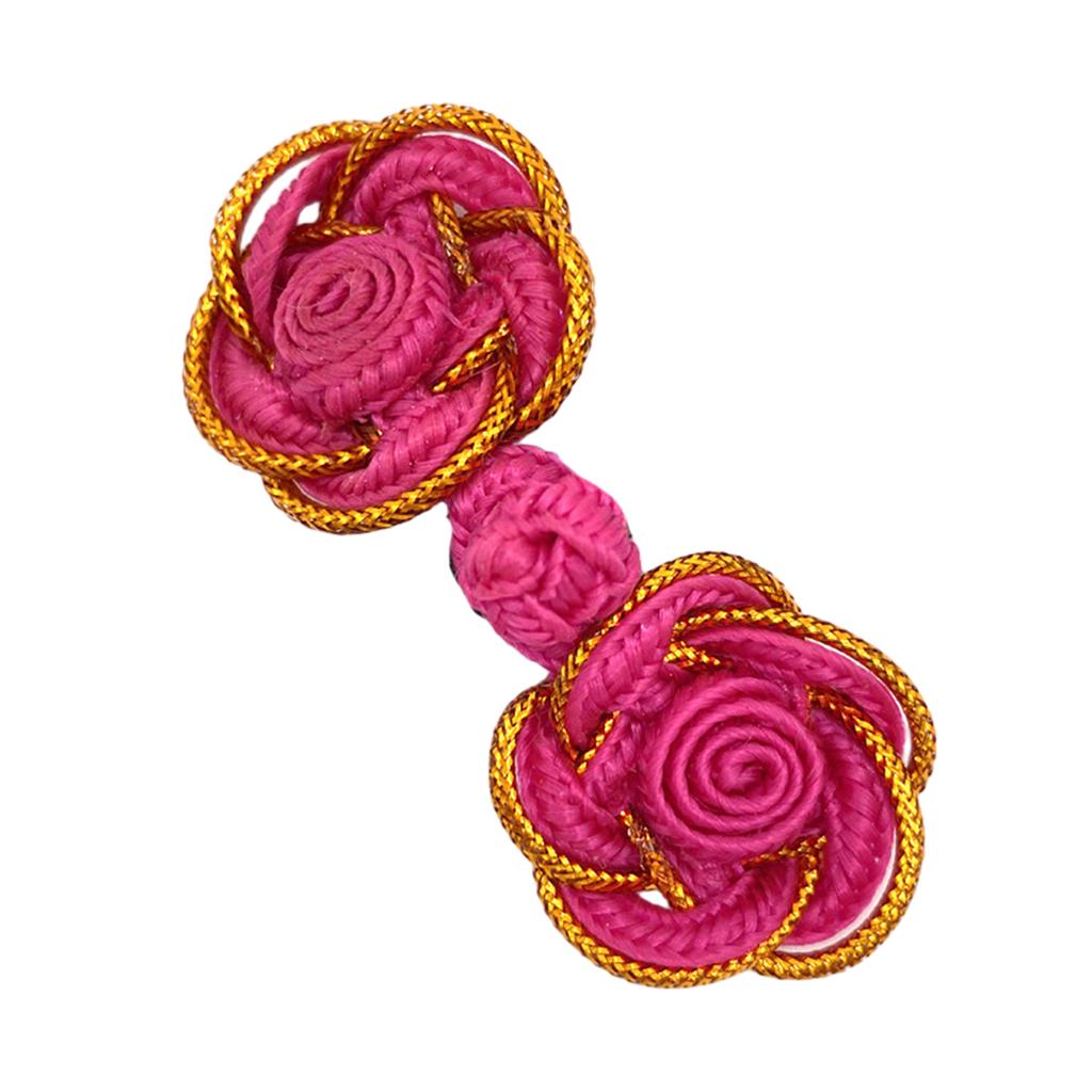 Hand Sewing Flower Button Fasteners Chinese Knot Closure Cheongsam Frog Buttons Silk Buckle Clothes Tang Suit Decoration