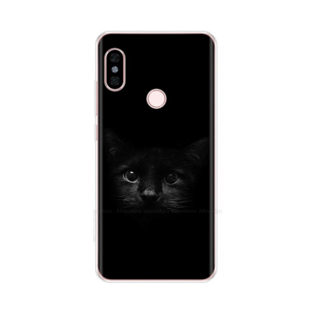 For Redmi Note 5 Note5 Pro Protective Shell Soft Silicone Phone Case Cartoon Painted Back Cover For Redmi Note 5 6 Pro Fundas