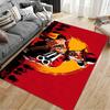 Cowboy with Shotgun Design Rug Non-slip rug suitable for living room and bedroom sofas.