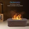 Fire Flame Diffuser Humidifier 25dB Quiet Timing 7 Colors LED Fire Flame Aromatherapy Diffuser For Bedroom Dark/Light