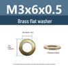 Yigu Durable Brass Flat Washers: M2-M12 Screws
