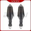 Motorcycle Two-color LED Running Water Arrow Turn Signal Running Water Racing Mode 17LED Signal Light Warning Light DC