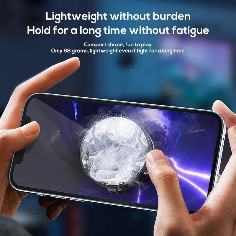 Mobiltelefonkjøler Universal magnetisk kjøleviftedeksel Radiator for iPhone 15 Pro Max Xiaomi 14 Bærbar telefon Cool kjøleribbe