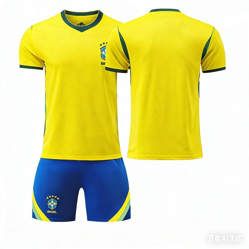 2026 World Cup Brazil home football jersey set No. 10 Neymar cross-border jersey custom football clothes size 16