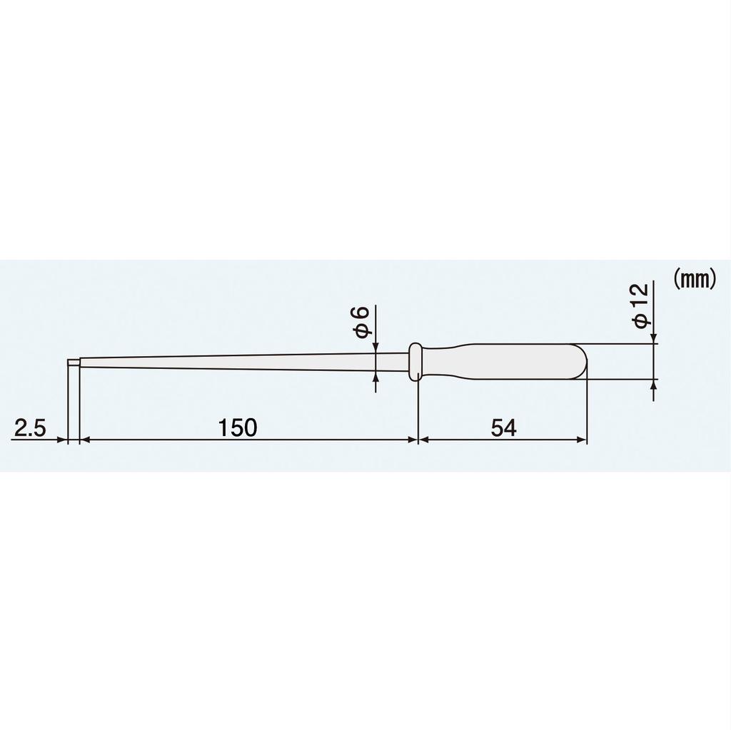 ENGINEER Engineer Adjustment Driver -2.0×150mm DA-02