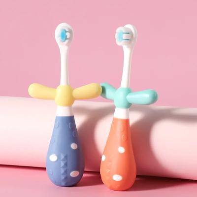 1 Adet Çocuklar İçin Diş Fırçası Sevimli Yumuşak Diş Koruması Bebek Dişleri Fırçası Ağız Temizliği Manuel Çocuk Diş Fırçası 1-6 Yaş