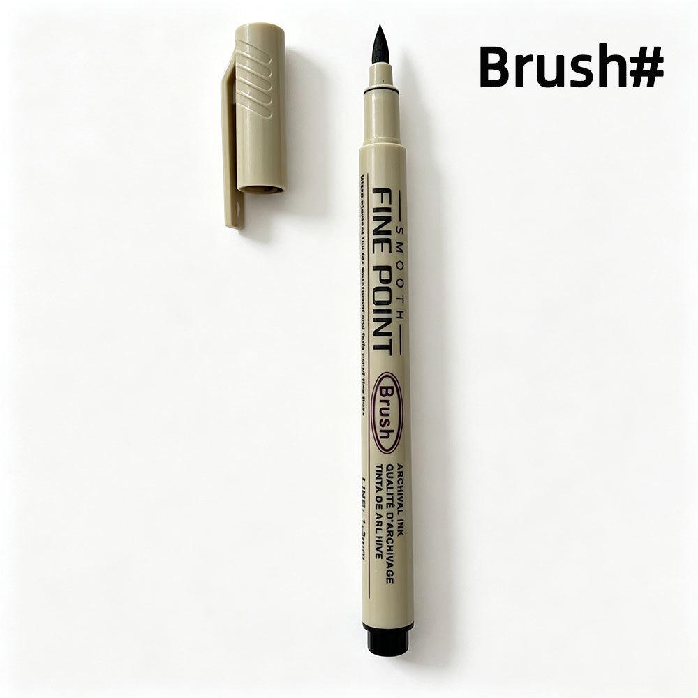 Waterproof Quick-Dry Black Fine-Liner Pen for Manga Art and Outlining