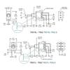 1/3Pcs T8019L 3Pin/T8021L 6Pin Right Angled And Durable Construction For Diy Electronics Projects Rc Models Circuit Repair