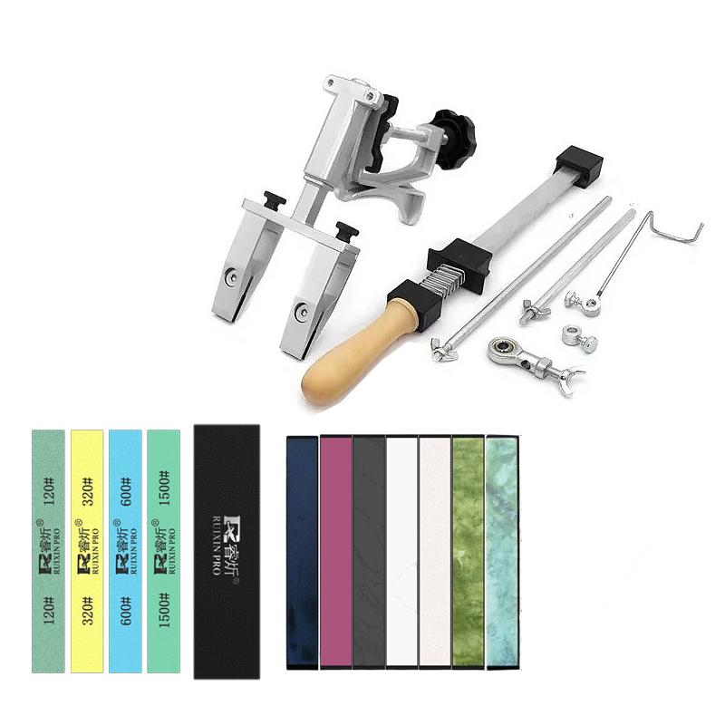 XK 2024 Fixed Knife Sharpener Kitchen Sharpening Stone Sharpeners Angle Professional Grinding System Diamond Whetstone Woodwork