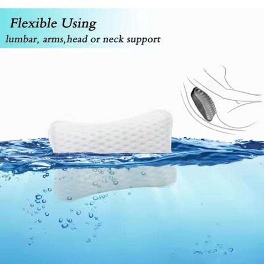 2 Suction Cups Bathtub Pillow Comfortable Bathtub Headrest Bathtub Cushion  Shower Relaxation