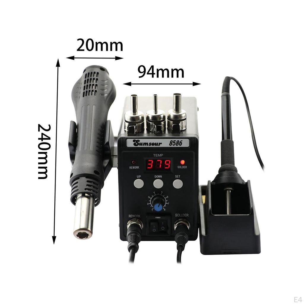 Digital Soldering Station Electric Welding Tool, Air Rework Professional Fast Heating 60W