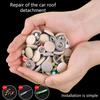 40 stuks Universele Auto Dakbekleding Bevestigingsclips Auto Interieur Reparatie Clips Metalen Klinknagel Dak Reparatie Accessoires