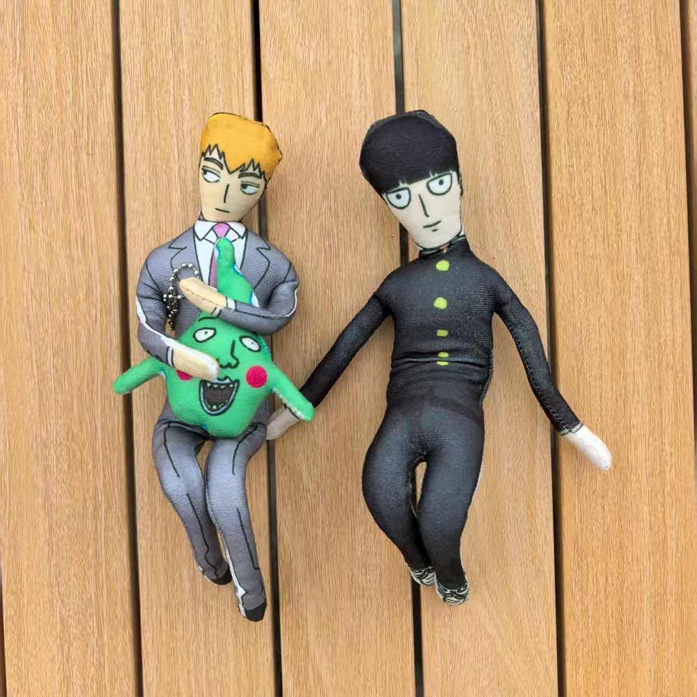 Anime Kageyama Shigeo Reigen Arataka Pliušinis Kageyama Shigeo Pliušiniai Žaislai Lėlė Plona Besisukanti Figūra Kimšti Žaislai Kambario Dekoracija