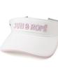 Jun & Rope Visor, 3D Logo Embroidered Visor for Women, ERU15020, Pink (63)