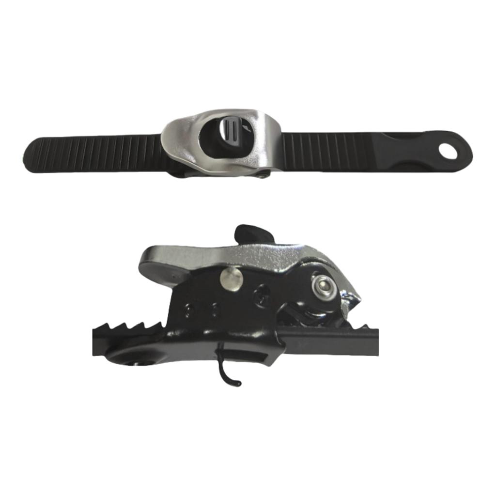 Inline Skate Buckle Strap Set, Adjustable Micro Ratchet Spider Buckle Clips, Plastic Replacement Fastening for Roller, Ice & Hockey Skates