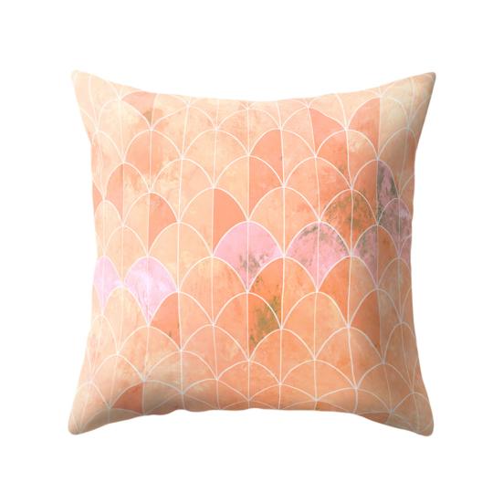 Multicolor Fish Scale Throw Pillow Case Cushion Cover Sofa Bed Car Cafe Decor