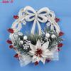 6pcs/Set Hollow Letters Natural Wood Christmas Ornaments Hanging Christmas Tree Decorations