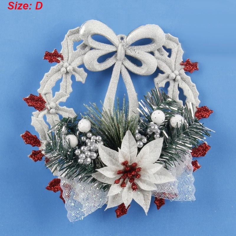 6pcs/Set Hollow Letters Natural Wood Christmas Ornaments Hanging Christmas Tree Decorations