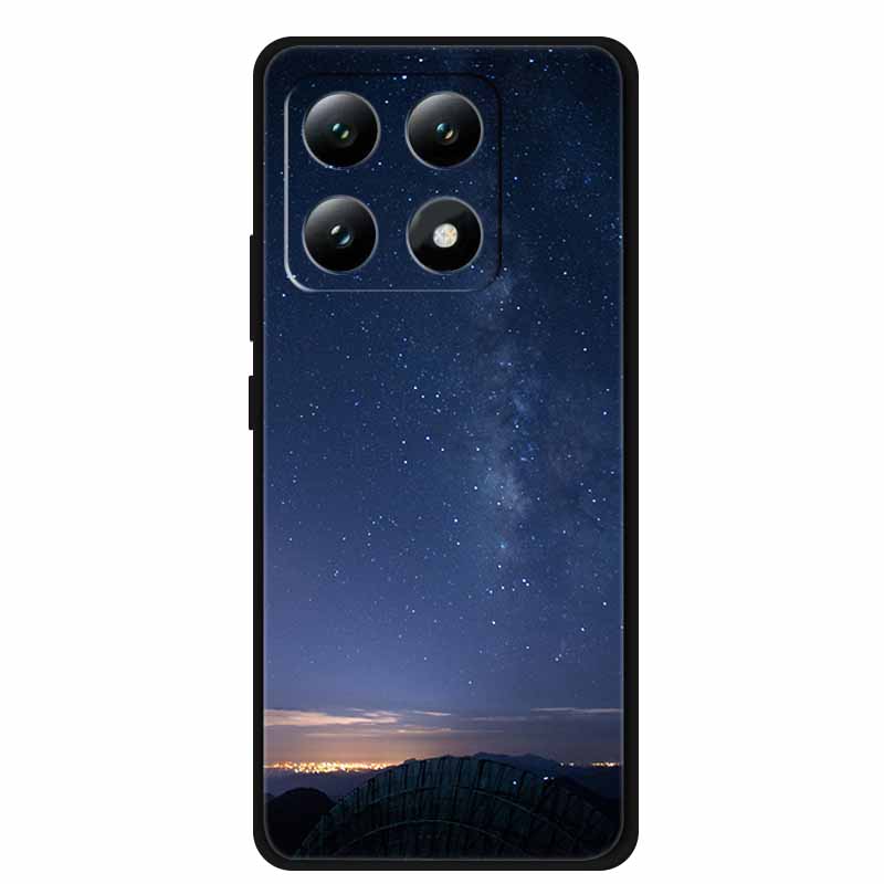 Handyhülle Für Xiaomi 15T Pro 5G Rückseite Hüllen Schwarzes Silikon Weiches Coque Für Xiaomi 15T 5G Hülle 15 T Pro 6,83" Fundas Schale