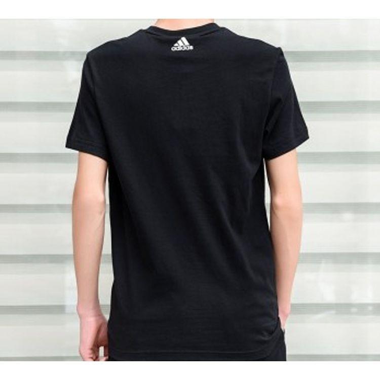 adidas Gfx Round Neck Sports T-Shirt Men Tops Black EK4730