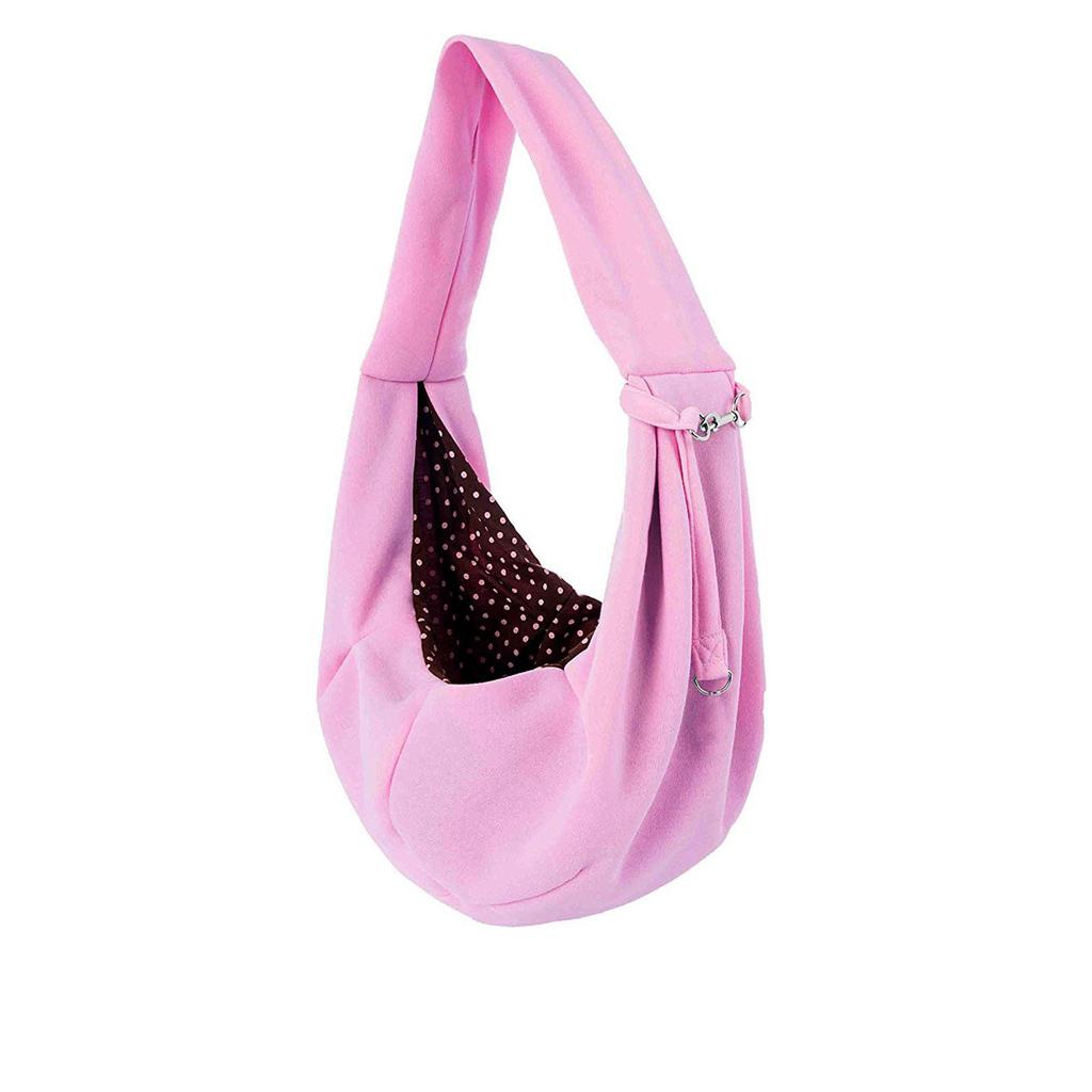 Pet Carrier, Hand Free Sling Adjustable Padded Strap Tote Bag Breathable Cotton