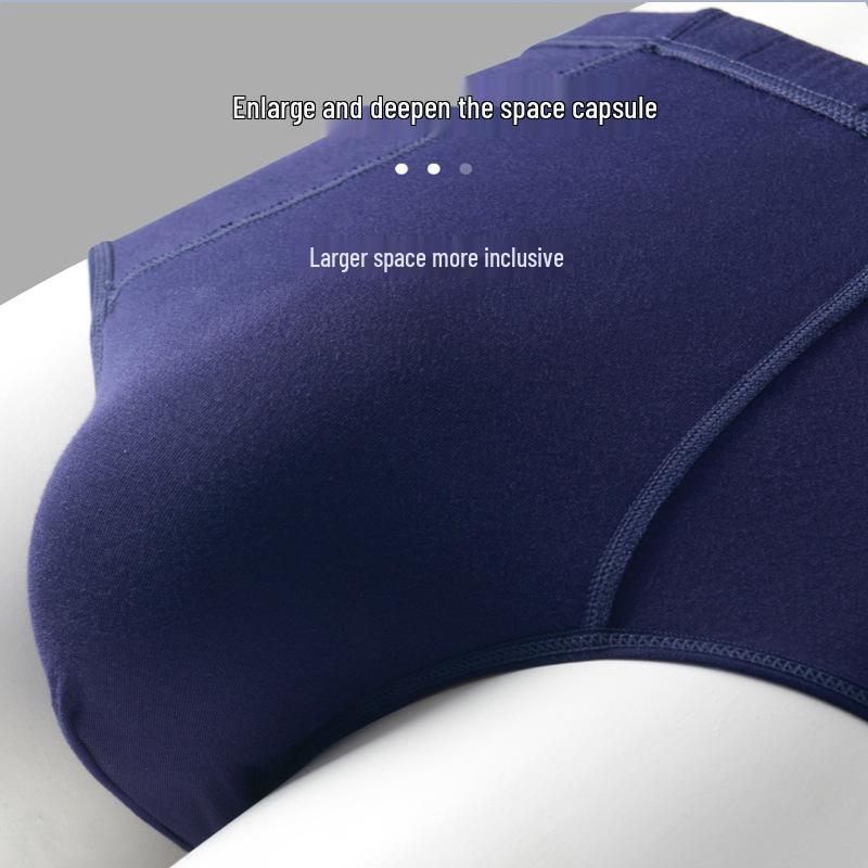 Pánské trojúhelníkové slipy z modalu s vysokým pasem - Prodyšné, volný střih pro střední věk a starší