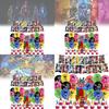 Mighty Morphin Power Rangers Party Banners Balloons And Spiral Cake Picks For Children Birthday Festivities