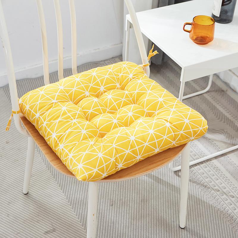 Thickened Printed Chair Seat Pad for Office, Student, or Dining Chairs