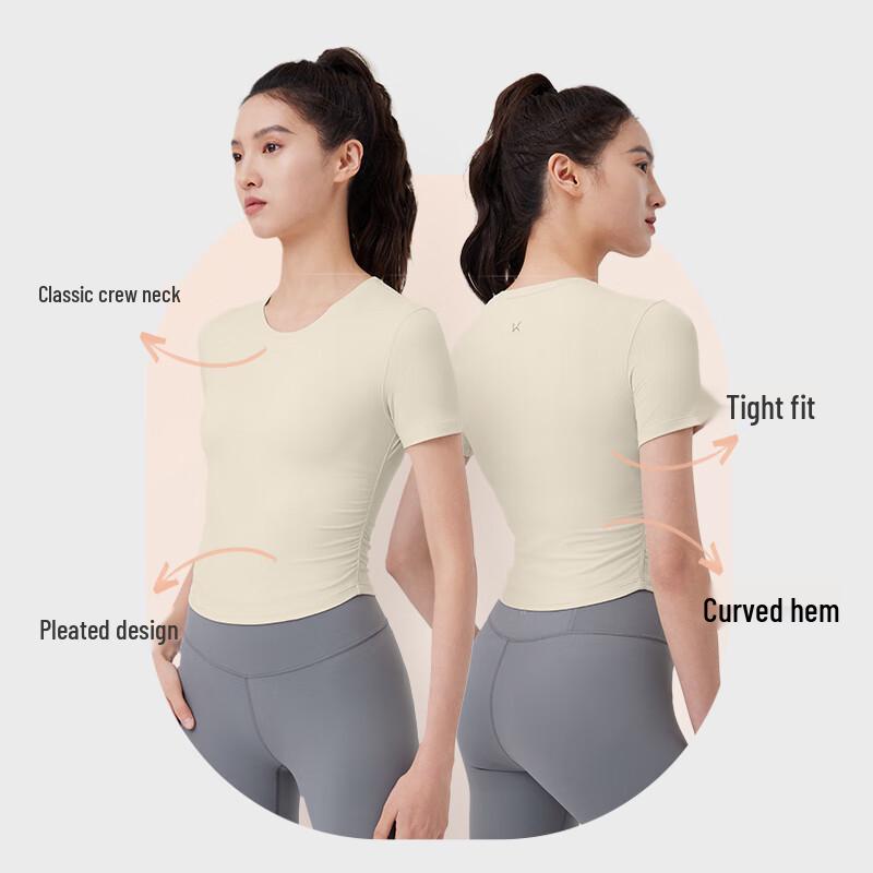 Keep Women's Short Sleeve Yoga & Pilates Training T-Shirt