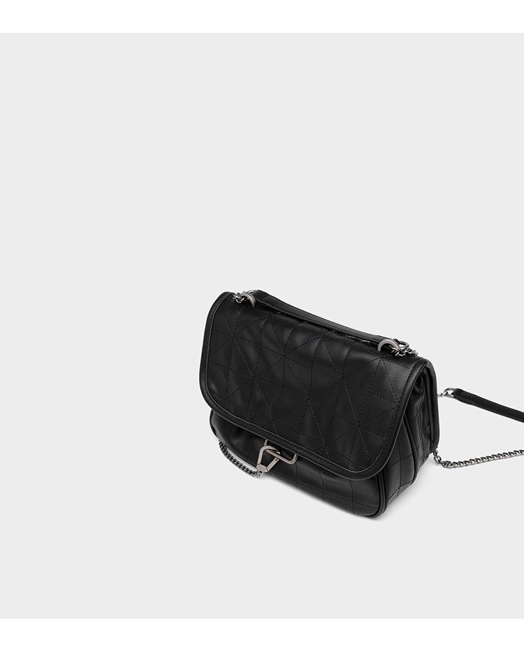 2026 Summer Rock Black Large Capacity Women's Hobo Chain Bag - Single Shoulder Crossbody & Small Square Design