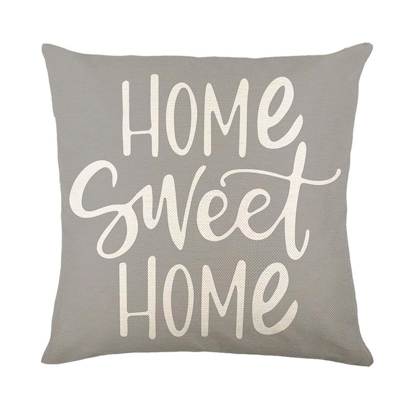 New Waterproof Pillow Cover, Three-proof, Fine Linen, Oil-proof and Stain-proof, Outdoor Geometric Line Printed Pillow Cover