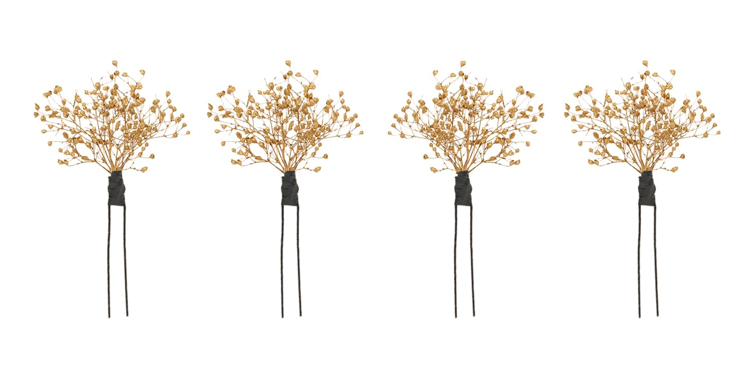 

Soubien Hair Ornament Set (4 pieces) for Coming-of-Age Ceremony and Graduation Ceremony - Baby s Breath, Small, Compact, Perfect for Adding a Touch