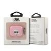Etui do AirPods 3 Karl Lagerfeld Glitter Karl's Head Różowe