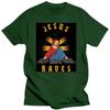 Funny Jesus Raves DJ T Shirts Summer Style Graphic Cotton Streetwear Short Sleeve Birthday Gifts Electronic Dance Music T-shirt