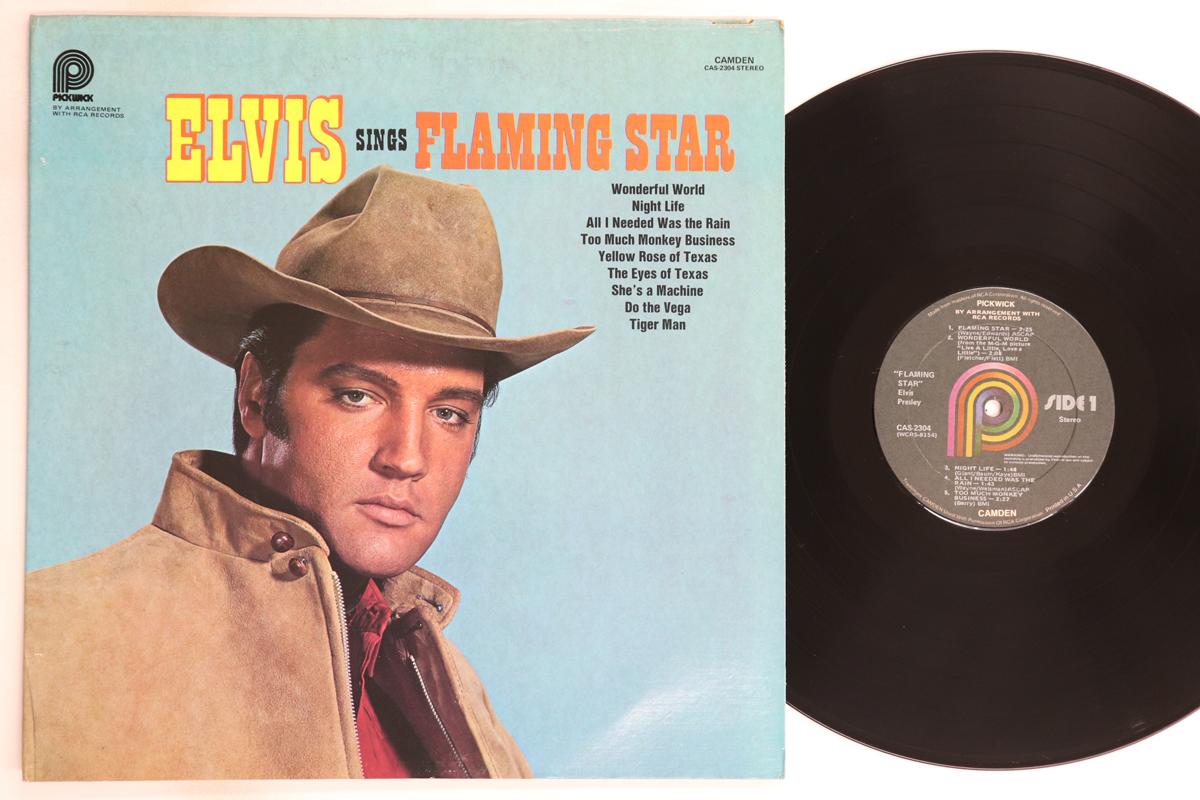 

LP Record ELVIS PRESLEY - Elvis Sings Flaming Star CAS2304 PICKWICK 1975 US Rock Used
