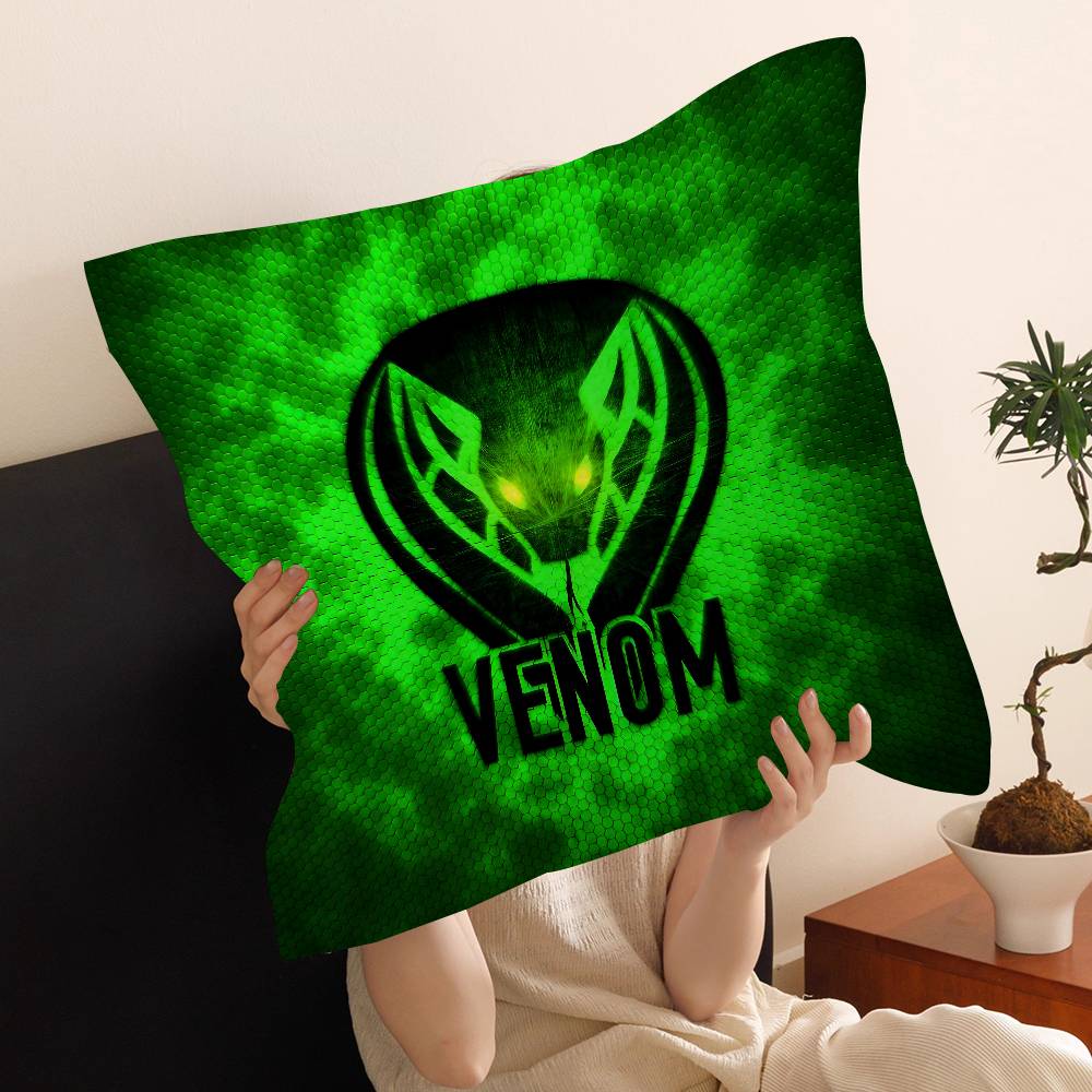 Snake Venom V-Venum Cushion Cover Pillowcase Upholstery Sofa Throw Pillow Home Decor Pillowcas