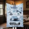 Fast Furious Action Blanket Soft And Portable All Season Home Bed Sofa Blanket Office Travel Nap Break Warm Blanket