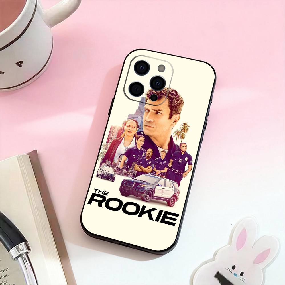 TV The R-rookie   Phone Case For iPhone 17,16,15,14,13,12,11 Plus,Pro Max,Soft Silicone Black Cover