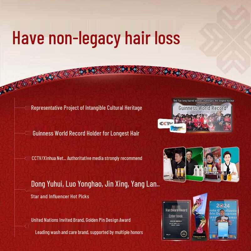 

Long Hair Xiaozhai Oil Control Anti-Hair Loss Volumizing Shampoo
