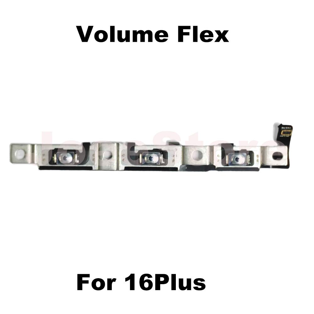 Power Volume Button Mute Switch Flex Cable for iPhone 15 16 Pro Max Plus 15Pro 16Pro Power Volume Control Slice Cable Repair