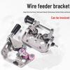 Wire Feeder Assembly with Special Mounting Bracket and Pressing Arm Handle