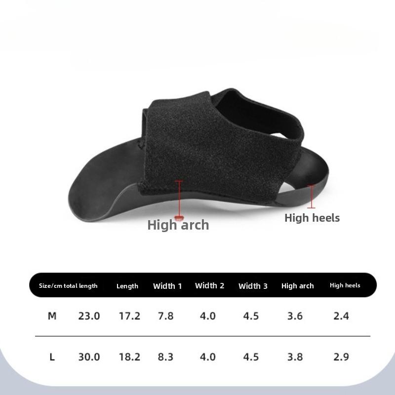New Arch Insole XO Type Leg Foot Inversion Half Pad Support Wearable Shoes Arch Heel Cover
