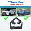 Mudflaps Splash Guards Car Mud Flaps For Suzuki Vitara / Edcudo Mudguards Fender 2016- Front & Rear Protector