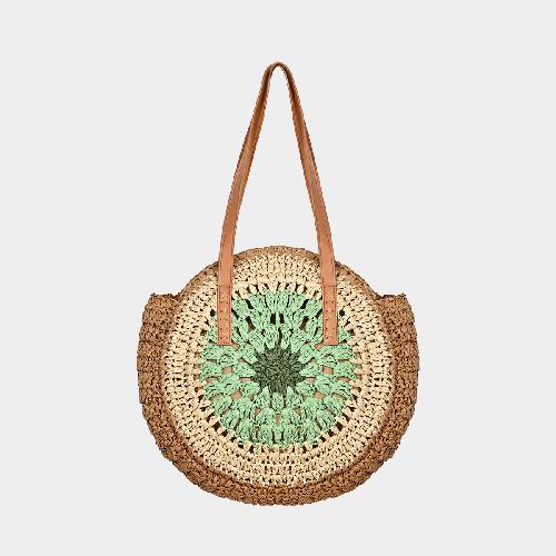 Bag Hand-woven Casual New Large-capacity One-shoulder Hollow Seaside Straw Holiday Beach Art Tote