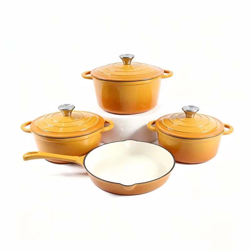 

Chu Yi Ba Enamel Casserole & Soup Pot Set