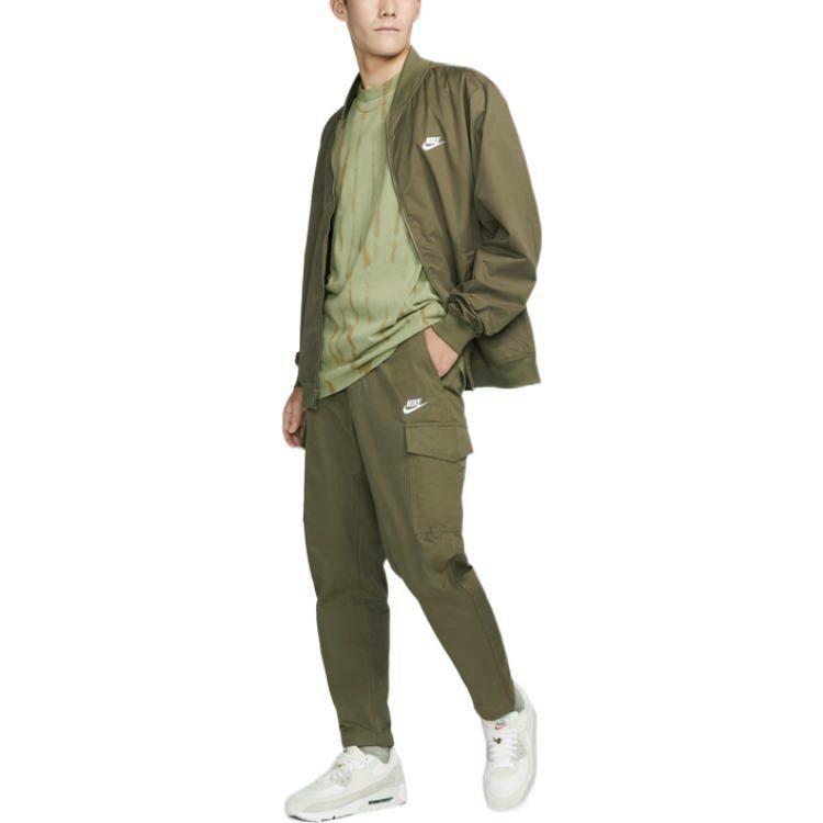 Nike Pantaloni Casual Uomo Verdi Moderati Altro DD5208-222