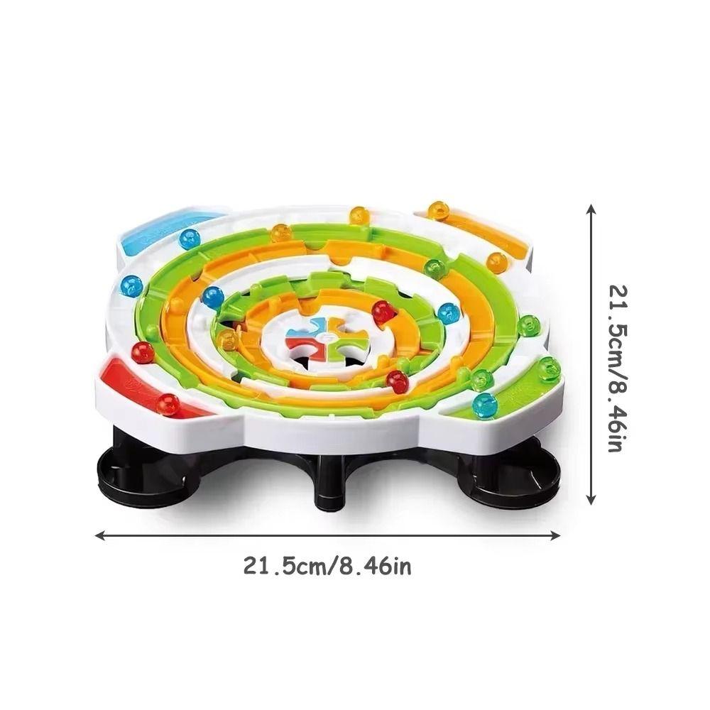 Plastics Round Ball Games Rich Path Puzzle Maze Board Toys  Children's Birthday Gift