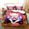 Kawaii The Demon Girl Next Door Bedding Set Single Twin Full Queen King Size Bed Set Adult Kid Bedroom Duvetcover Sets Anime