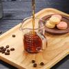 70/150 ml Breite Milchtasse Glas mit Skala Hitzebeständiges Glas Messbecher Jigger für Espresso-Kaffee Doppelmündiger Unzenbecher